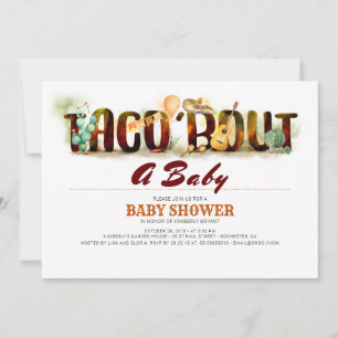 Fiesta Baby Shower Einladung Taco Bout A Baby