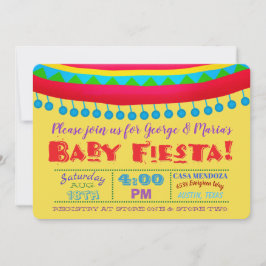 Fiesta Baby Shower Einladungen