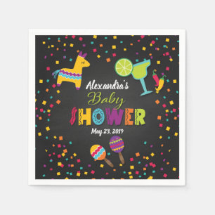 Fiesta Baby Shower Napkin Serviette