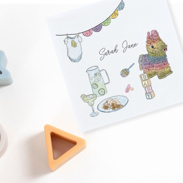 Fiesta Baby Shower Serviette (Von Creator hochgeladen)