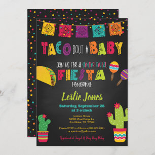 Fiesta Baby Shower Taco Bout a Baby Gender Reveal Einladung