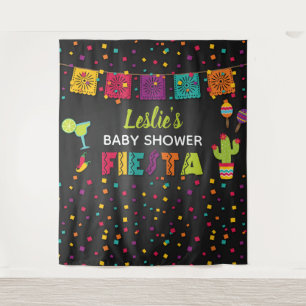 Fiesta Babydusche Hintergrund Wandteppich
