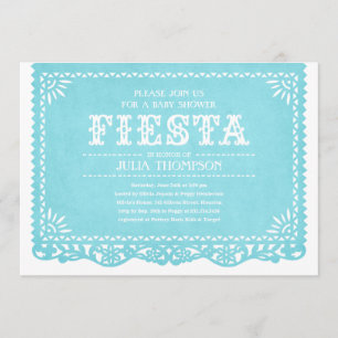 Fiesta-Babyparty-Einladungen Einladung