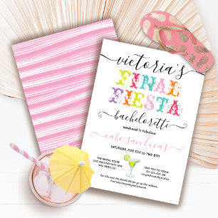 Fiesta Bachelorette Weekend Party Einladung