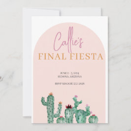 Fiesta Bachelorette Wochenende Einladung