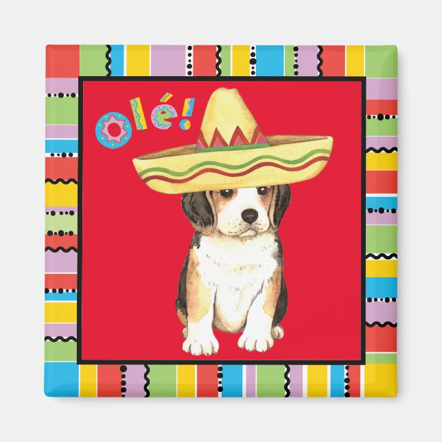 Fiesta Beagle Magnet (Vorne)