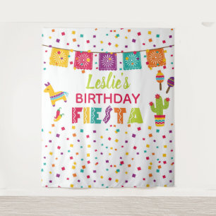 Fiesta Birthday Backdrop - Pinata WH Wandteppich