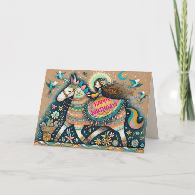 FIESTA BIRTHDAY CARD DANKESKARTE (Vorderseite)