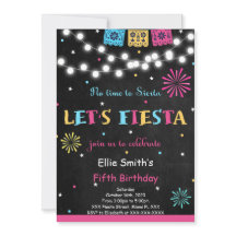 Fiesta Birthday Einladung