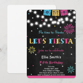Fiesta Birthday Einladung