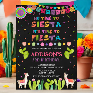 Fiesta Birthday Einladung