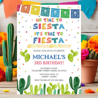 Fiesta Birthday Einladung