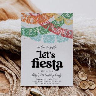 Fiesta Birthday Einladung