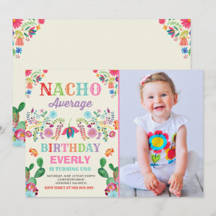 Fiesta Birthday Einladung Nacho durchschnittliches
