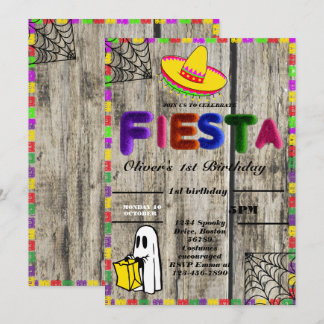 Fiesta Birthday Einladungs-Chalkboard mexikanisch Einladung