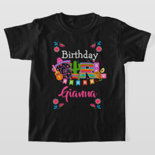 Fiesta Birthday Girl Mexiko-Party Zollalter T-Shirt