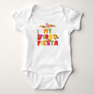 Fiesta Birthday One-Piece Bodysuit Baby Strampler