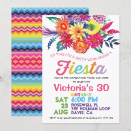 Fiesta BIRTHDAY Party Einladung