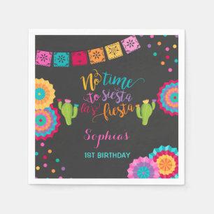 Fiesta Birthday Party Napkin Mexikanisches Fiesta  Serviette