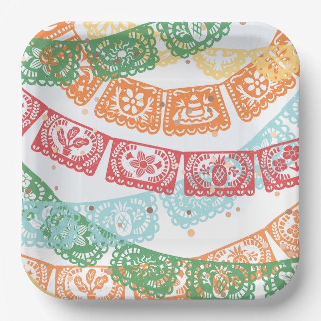 Fiesta Birthday Party Teller (Vorderseite)