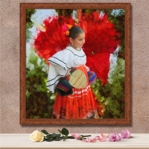 Fiesta Blume 2555 Art Print Poster