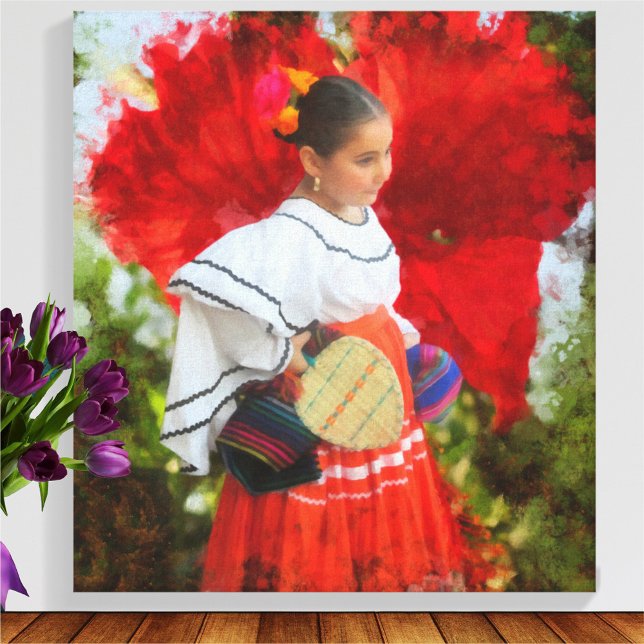 Fiesta Blume 2555 Leinwand Art Printing (Von Creator hochgeladen)