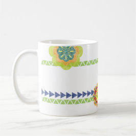 Fiesta Blume NAME Colorful Southwest Chalkboard Kaffeetasse