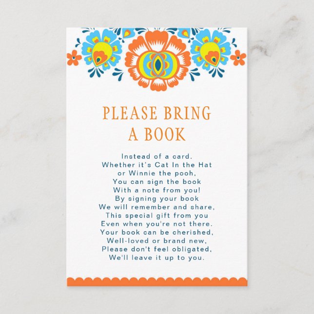 Fiesta Book Card Begleitkarte (Vorderseite)