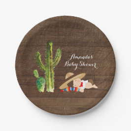 Fiesta Boy Muchachito Paper Party Plate Pappteller
