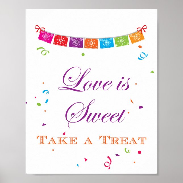 Fiesta Brautparty Game Sign 8x10 Poster (Vorne)
