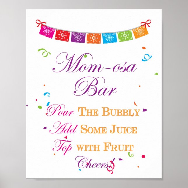 Fiesta Brautparty Game Sign 8x10 Poster (Vorne)