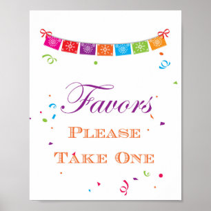 Fiesta Brautparty Game Sign 8x10 Poster