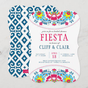 Fiesta Brautparty Invite Einladung