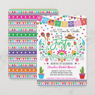 Fiesta-Brautparty/keine Zeit für Siesta-Mexikaner Einladung