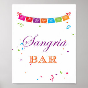 Fiesta-Brautparty-Spielschild 8x10 Poster