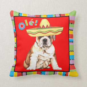 Fiesta-Bulldogge Kissen