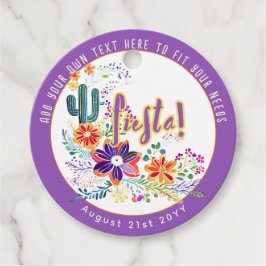 FIESTA Cacti Folkart Blume Custom Geschenkanhänger