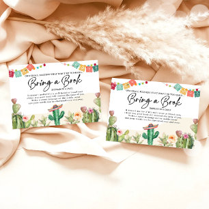 Fiesta Cactus bringt ein Buch für Babydusche Begleitkarte