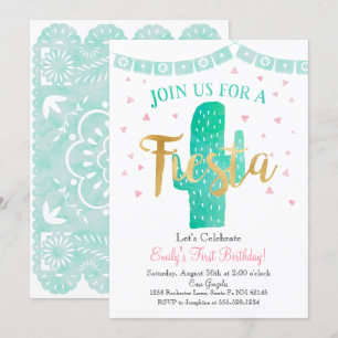 Fiesta Cactus Invitation, Perfekt für jede Veranst Einladung