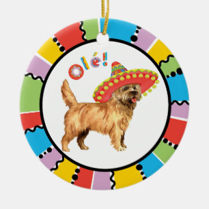 Fiesta Cairn Terrier Keramik Ornament