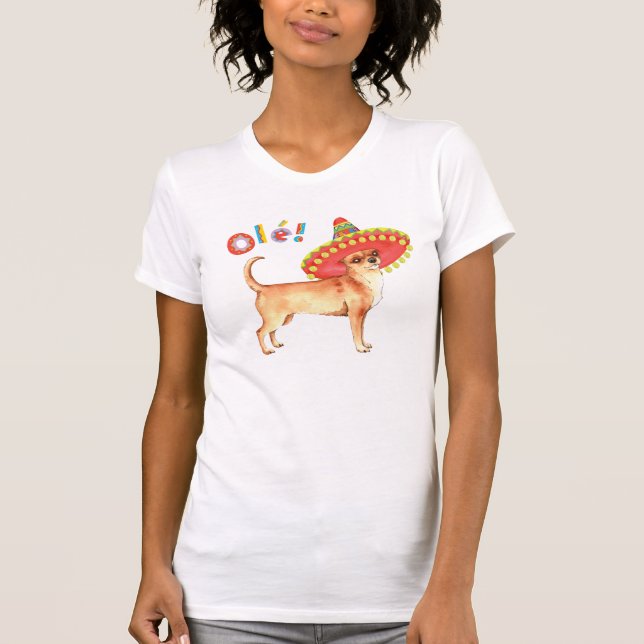 Fiesta-Chihuahua T-Shirt (Vorderseite)