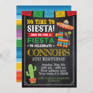 Fiesta, Cinco de mayo Birthday Einladung