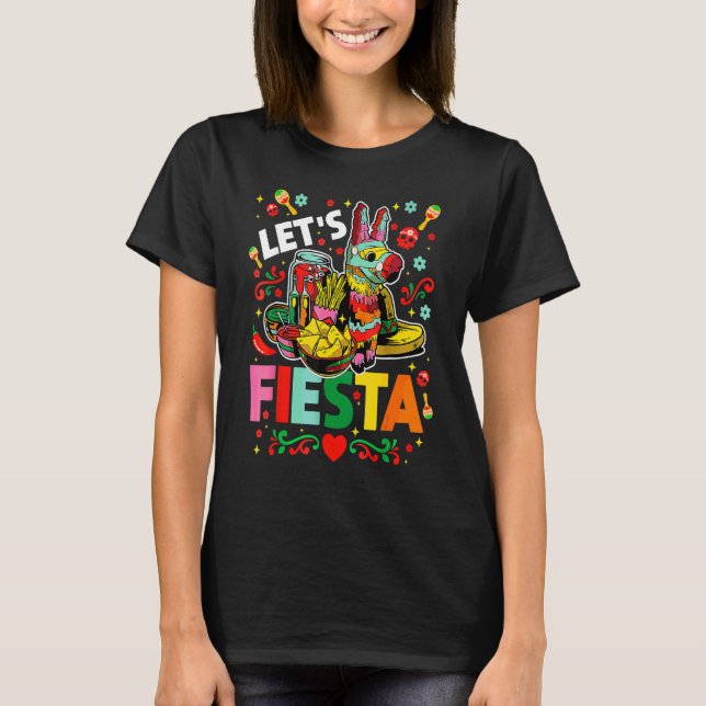 Fiesta Cinco De Mayo Camisa Mexicana Hombre T-Shirt (Vorderseite)