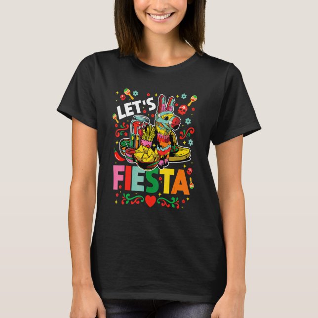 Fiesta Cinco De Mayo Camisa Mexicana Hombre T-Shirt (Vorderseite)