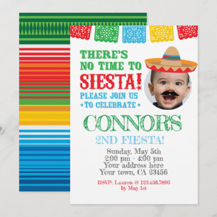 Fiesta, Cinco de Mayo Einladung mit Foto