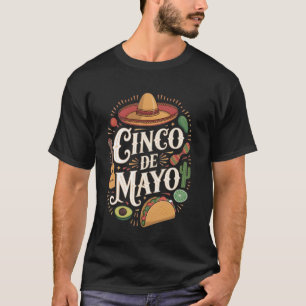 Fiesta Cinco de Mayo lustige mexikanische Party T-Shirt