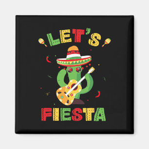 Fiesta Cinco De Mayo Mexican Party Women Kid Magnet