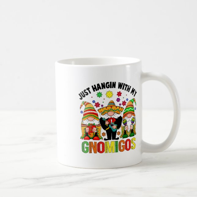 Fiesta Cinco De Mayo mit meinen Gnomen Funny Mexik Kaffeetasse (Rechts)