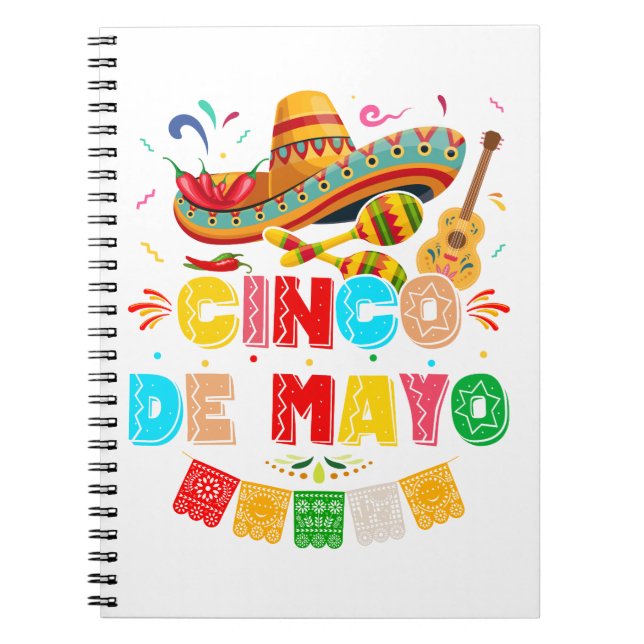 Fiesta Cinco de Mayo Notizblock (Vorderseite)
