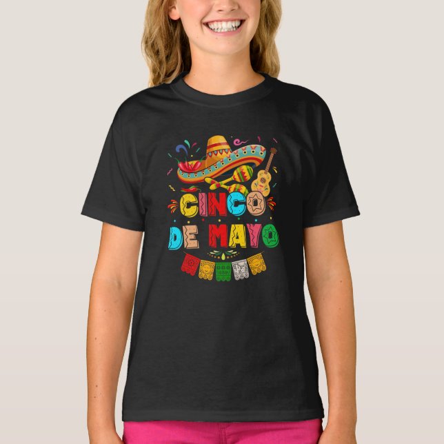 Fiesta Cinco de Mayo T-Shirt (Vorderseite)